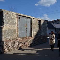 Полуразрушенные строения портят облик Советска